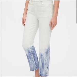 Women’s GAP Cheeky Straight Bleached High Rise Jeans, 8/29P